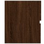 Set de muebles baño 2 pzas madera contrachapada marrón roble de vidaXL, Muebles de baño - Ref: Foro24-815740, Precio: 64,55 €...