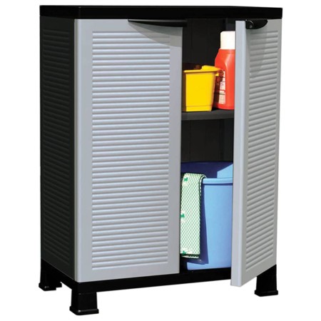Armario de plástico 68x39x92 cm de vidaXL, Taquillas y armarios de almacenamiento - Ref: Foro24-337900, Precio: 100,81 €, Des...