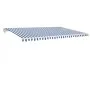 Toldo retráctil automático azul y blanco 500x350 cm de vidaXL, Toldos - Ref: Foro24-3069026, Precio: 506,34 €, Descuento: %