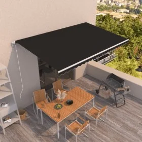 Toldo retráctil automático gris antracita 500x350 cm de vidaXL, Toldos - Ref: Foro24-3069029, Precio: 528,01 €, Descuento: %