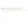 Toldo retráctil automático crema 500x350 cm de vidaXL, Toldos - Ref: Foro24-3069027, Precio: 590,89 €, Descuento: %