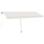 Toldo de pie automático crema 500x350 cm de vidaXL, Toldos - Ref: Foro24-3069667, Precio: 629,04 €, Descuento: %