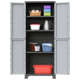Armario de plástico 68x39x171,5 cm de vidaXL, Taquillas y armarios de almacenamiento - Ref: Foro24-337901, Precio: 152,30 €, ...