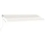 Toldo de pie automático crema 500x350 cm de vidaXL, Toldos - Ref: Foro24-3069667, Precio: 629,04 €, Descuento: %