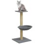 Rascador para gatos con poste de sisal gris claro 74 cm en Mobiliario para gatos | Comprar online en Foru.es