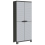 Armario de plástico 68x39x171,5 cm de vidaXL, Taquillas y armarios de almacenamiento - Ref: Foro24-337902, Precio: 157,81 €, ...