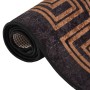 Alfombra lavable antideslizante negro y dorado 190x300 cm de vidaXL, Alfombras - Ref: Foro24-337932, Precio: 71,91 €, Descuen...
