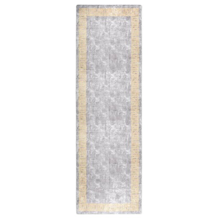 Alfombra lavable antideslizante gris 80x300 cm de vidaXL, Alfombras - Ref: Foro24-337935, Precio: 41,89 €, Descuento: %