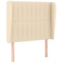 Cama box spring con colchón tela color crema 90x190 cm de vidaXL, Camas y somieres - Ref: Foro24-3128090, Precio: 384,73 €, D...