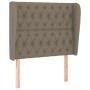 Cama box spring con colchón tela gris taupe 90x190 cm de vidaXL, Camas y somieres - Ref: Foro24-3128729, Precio: 383,69 €, De...