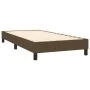 Box spring bed with dark brown fabric mattress 90x190 cm by vidaXL, Beds and slatted bases - Ref: Foro24-3129836, Price: 283,...