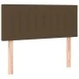 Box spring bed with dark brown fabric mattress 90x190 cm by vidaXL, Beds and slatted bases - Ref: Foro24-3129836, Price: 283,...