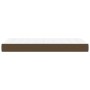 Colchón de muelles ensacados tela marrón oscuro 90x190x20 cm de vidaXL, Colchones - Ref: Foro24-347697, Precio: 126,05 €, Des...