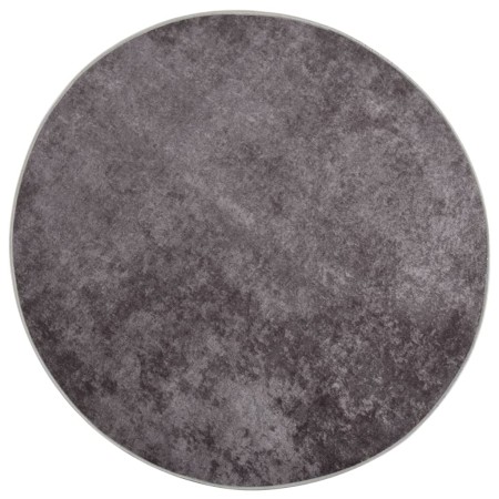 Alfombra lavable antideslizante gris φ120 cm de vidaXL, Alfombras - Ref: Foro24-337963, Precio: 30,47 €, Descuento: %