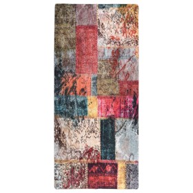 Alfombra lavable patchwork antideslizante multicolor 80x300 cm de vidaXL, Alfombras - Ref: Foro24-337965, Precio: 51,09 €, De...