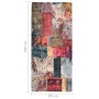 Alfombra lavable patchwork antideslizante multicolor 80x300 cm de vidaXL, Alfombras - Ref: Foro24-337965, Precio: 51,09 €, De...