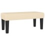 Cama box spring con colchón tela color crema 90x190 cm de vidaXL, Camas y somieres - Ref: Foro24-3136402, Precio: 400,95 €, D...