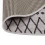 Alfombra lavable antideslizante negro y blanco φ120 cm de vidaXL, Alfombras - Ref: Foro24-337975, Precio: 22,63 €, Descuento: %