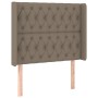 Cama box spring colchón y luces LED tela gris taupe 90x190 cm de vidaXL, Camas y somieres - Ref: Foro24-3138521, Precio: 381,...