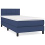 Cama box spring con colchón tela azul 80x200 cm de vidaXL, Camas y somieres - Ref: Foro24-3140015, Precio: 284,18 €, Descuent...