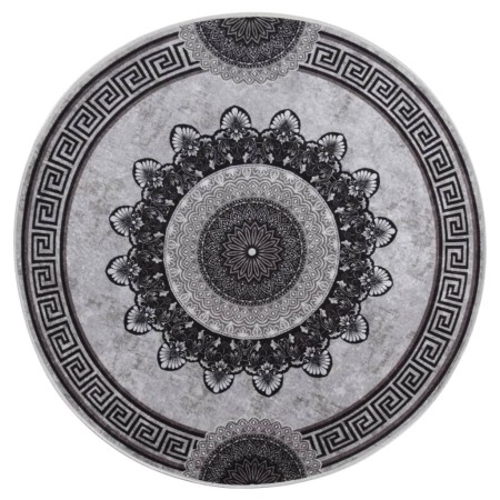 Alfombra lavable antideslizante multicolor φ120 cm de vidaXL, Alfombras - Ref: Foro24-337987, Precio: 23,95 €, Descuento: %