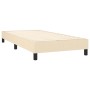 Cama box spring con colchón tela color crema 90x190 cm de vidaXL, Camas y somieres - Ref: Foro24-3144042, Precio: 299,63 €, D...