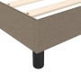 Cama box spring con colchón tela gris taupe 90x190 cm de vidaXL, Camas y somieres - Ref: Foro24-3144387, Precio: 284,39 €, De...