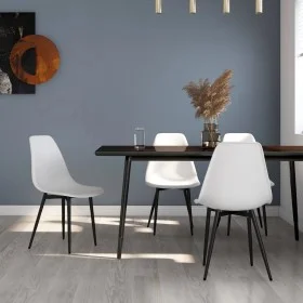 Dining chairs 4 units white PP by vidaXL, dining chairs - Ref: Foro24-338043, Price: 160,89 €, Discount: %