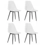 Sillas de comedor 4 unidades blancas PP de vidaXL, Sillas de comedor - Ref: Foro24-338043, Precio: 160,89 €, Descuento: %