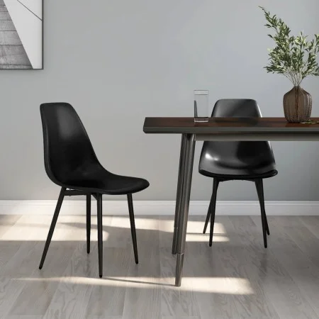 Sillas de comedor 2 unidades negras PP de vidaXL, Sillas de comedor - Ref: Foro24-338044, Precio: 101,70 €, Descuento: %