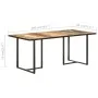 Recycled solid wood dining table 180 cm by vidaXL, Kitchen and dining tables - Ref: Foro24-320696, Price: 276,23 €, Discount: %