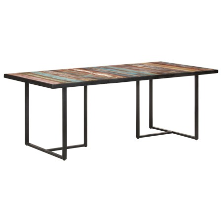 Mesa de comedor de madera maciza reciclada 200 cm de vidaXL, Mesas de cocina y de comedor - Ref: Foro24-320698, Precio: 379,1...