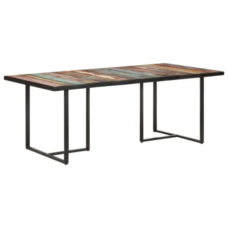Mesa de comedor de madera maciza reciclada 200 cm de vidaXL, Mesas de cocina y de comedor - Ref: Foro24-320698, Precio: 371,8...