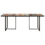 Mesa de comedor de madera maciza reciclada 200 cm de vidaXL, Mesas de cocina y de comedor - Ref: Foro24-320698, Precio: 379,1...