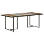 Mesa de comedor de madera maciza reciclada 200 cm de vidaXL, Mesas de cocina y de comedor - Ref: Foro24-320698, Precio: 379,1...