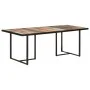 Mesa de comedor de madera maciza reciclada 200 cm de vidaXL, Mesas de cocina y de comedor - Ref: Foro24-320698, Precio: 371,8...