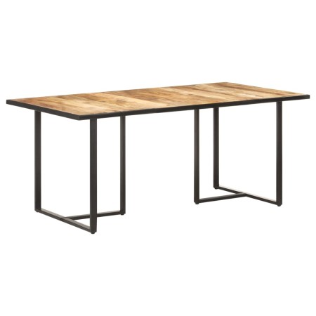 Mesa de comedor madera de mango rugosa 180 cm de vidaXL, Mesas de cocina y de comedor - Ref: Foro24-320695, Precio: 248,23 €,...