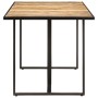 Mesa de comedor madera de mango rugosa 180 cm de vidaXL, Mesas de cocina y de comedor - Ref: Foro24-320695, Precio: 248,23 €,...