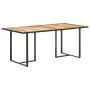 Mesa de comedor madera de mango rugosa 180 cm de vidaXL, Mesas de cocina y de comedor - Ref: Foro24-320695, Precio: 244,36 €,...