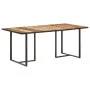 Mesa de comedor madera de mango rugosa 180 cm de vidaXL, Mesas de cocina y de comedor - Ref: Foro24-320695, Precio: 244,36 €,...