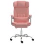 Silla de oficina reclinable masaje cuero sintético rosa de vidaXL, Sillas de oficina - Ref: Foro24-349747, Precio: 139,63 €, ...