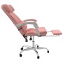 Silla de oficina reclinable masaje cuero sintético rosa de vidaXL, Sillas de oficina - Ref: Foro24-349747, Precio: 139,63 €, ...