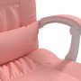 Silla de oficina reclinable masaje cuero sintético rosa de vidaXL, Sillas de oficina - Ref: Foro24-349747, Precio: 139,63 €, ...