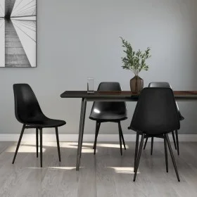 Esszimmerstühle 4 Einheiten aus schwarzem PP von vidaXL, Essstühle - Ref: Foro24-338045, Preis: 132,75 €, Rabatt: %