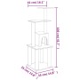 Rascador para gatos con postes de sisal crema 105 cm de vidaXL, Mobiliario para gatos - Ref: Foro24-171466, Precio: 44,44 €, ...
