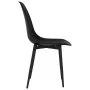 Sillas de comedor 4 unidades negras PP de vidaXL, Sillas de comedor - Ref: Foro24-338045, Precio: 132,75 €, Descuento: %