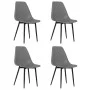 Sillas de comedor 4 unidades gris PP de vidaXL, Sillas de comedor - Ref: Foro24-338047, Precio: 157,84 €, Descuento: %