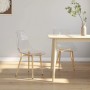 Sillas de comedor 2 unidades transparente PET de vidaXL, Sillas de comedor - Ref: Foro24-338062, Precio: 104,96 €, Descuento: %