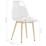 Sillas de comedor 2 unidades transparente PET de vidaXL, Sillas de comedor - Ref: Foro24-338062, Precio: 102,92 €, Descuento: %