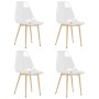 Sillas de comedor 4 unidades transparente PET de vidaXL, Sillas de comedor - Ref: Foro24-338063, Precio: 150,16 €, Descuento: %